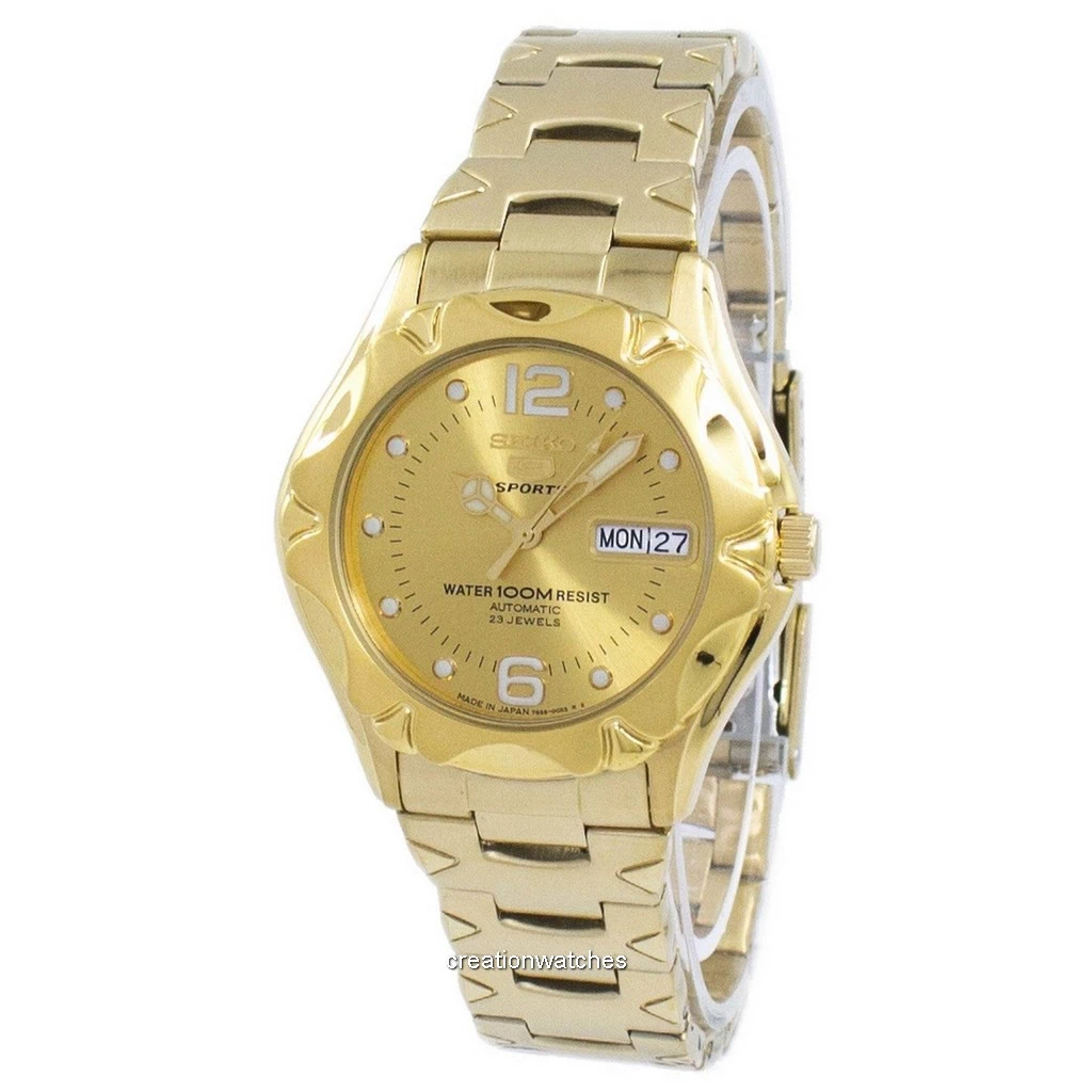再生品 Seiko 5 Sports 自動巻き Japan Made SNZ460 SNZ460J1 SNZ460J メンズ腕時計