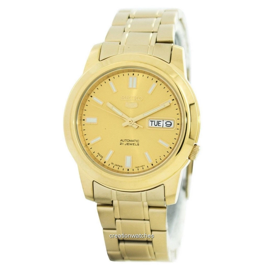 再生品 Seiko 5 自動巻き 21 Jewels Japan Made SNKK20 SNKK20J1 SNKK20J メンズ腕時計