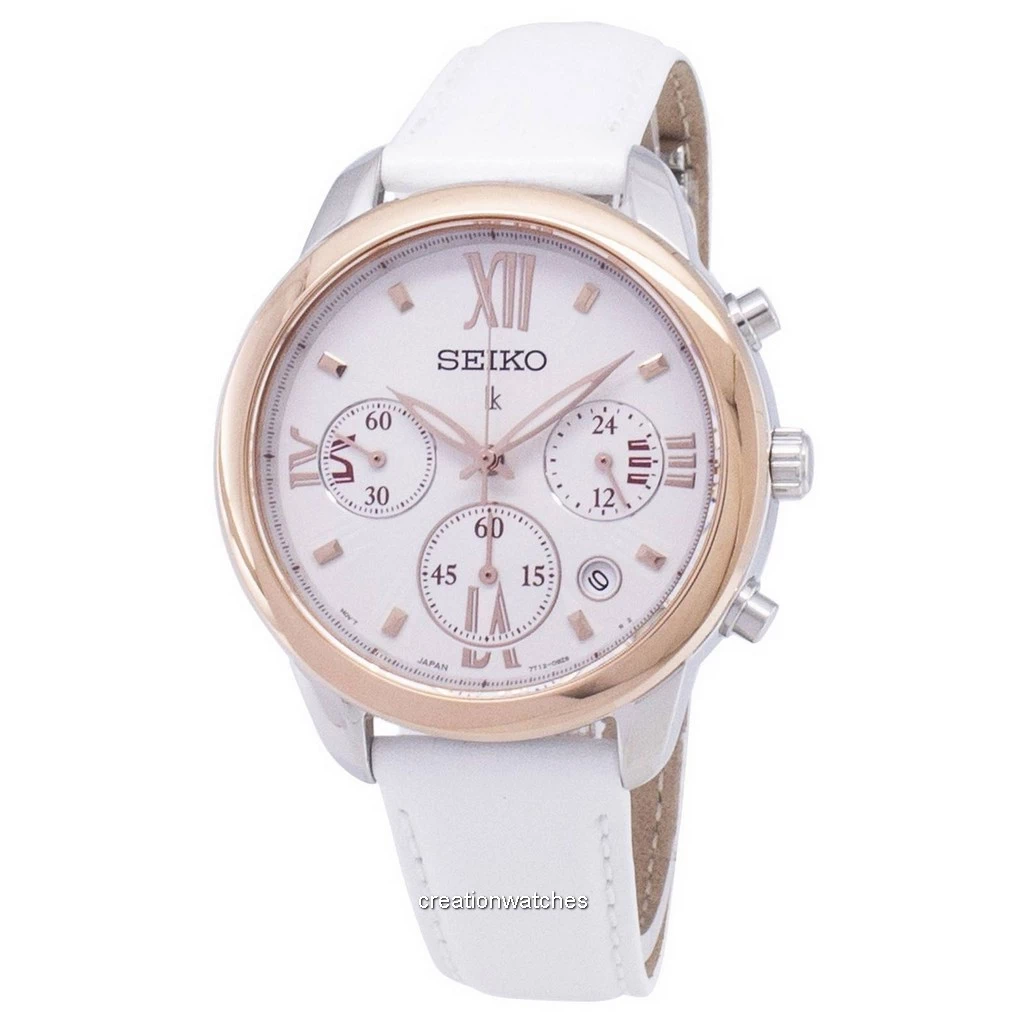 再生品 Seiko Lukia クロノグラフ クォーツ SRWZ84 SRWZ84P1 SRWZ84P レディース腕時計