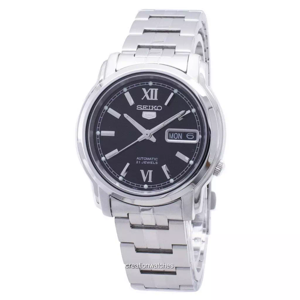 再生品 Seiko 5 自動巻き 21 Jewels SNKK81 SNKK81K1 SNKK81K メンズ腕時計