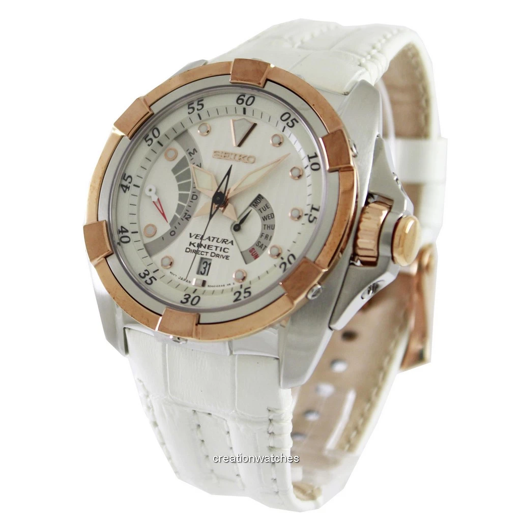 再生品 Seiko Velatura キネティックダイレクトドライブ SRH014 SRH014P1 SRH014P メンズ腕時計