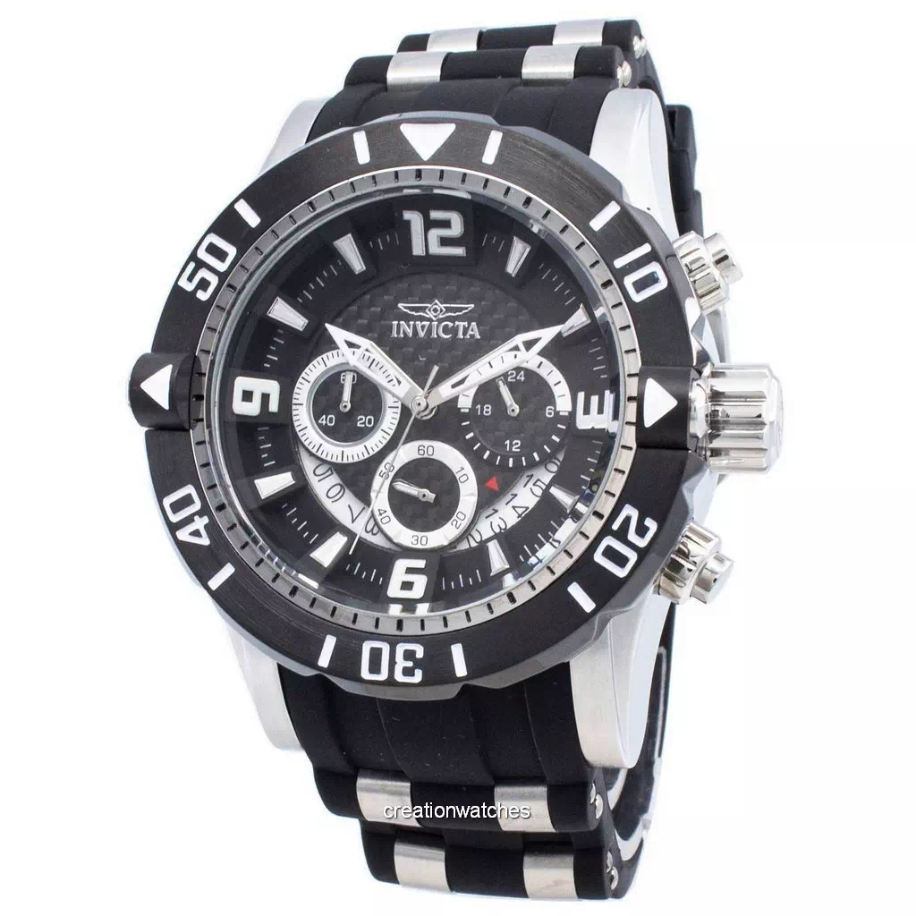 再生品 Invicta プロダイバー クロノグラフ クォーツ 200m防水 23696 メンズ腕時計