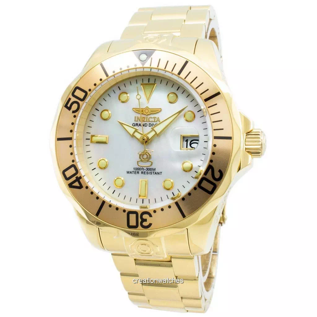 再生品 Invicta プロダイバー グランダイバー 自動巻き 13939 300m防水 メンズ腕時計