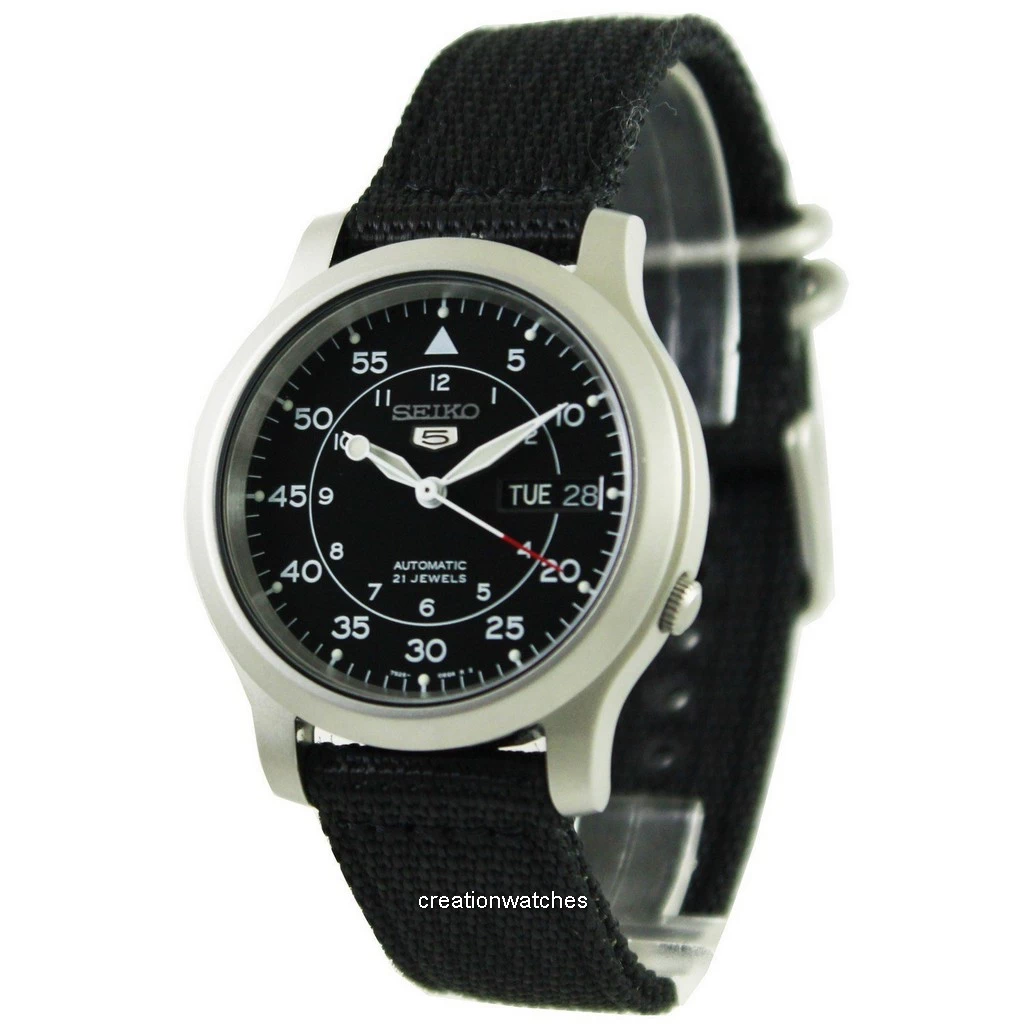 再生品 Seiko 5 Military 自動巻き SNK809K2 メンズ腕時計