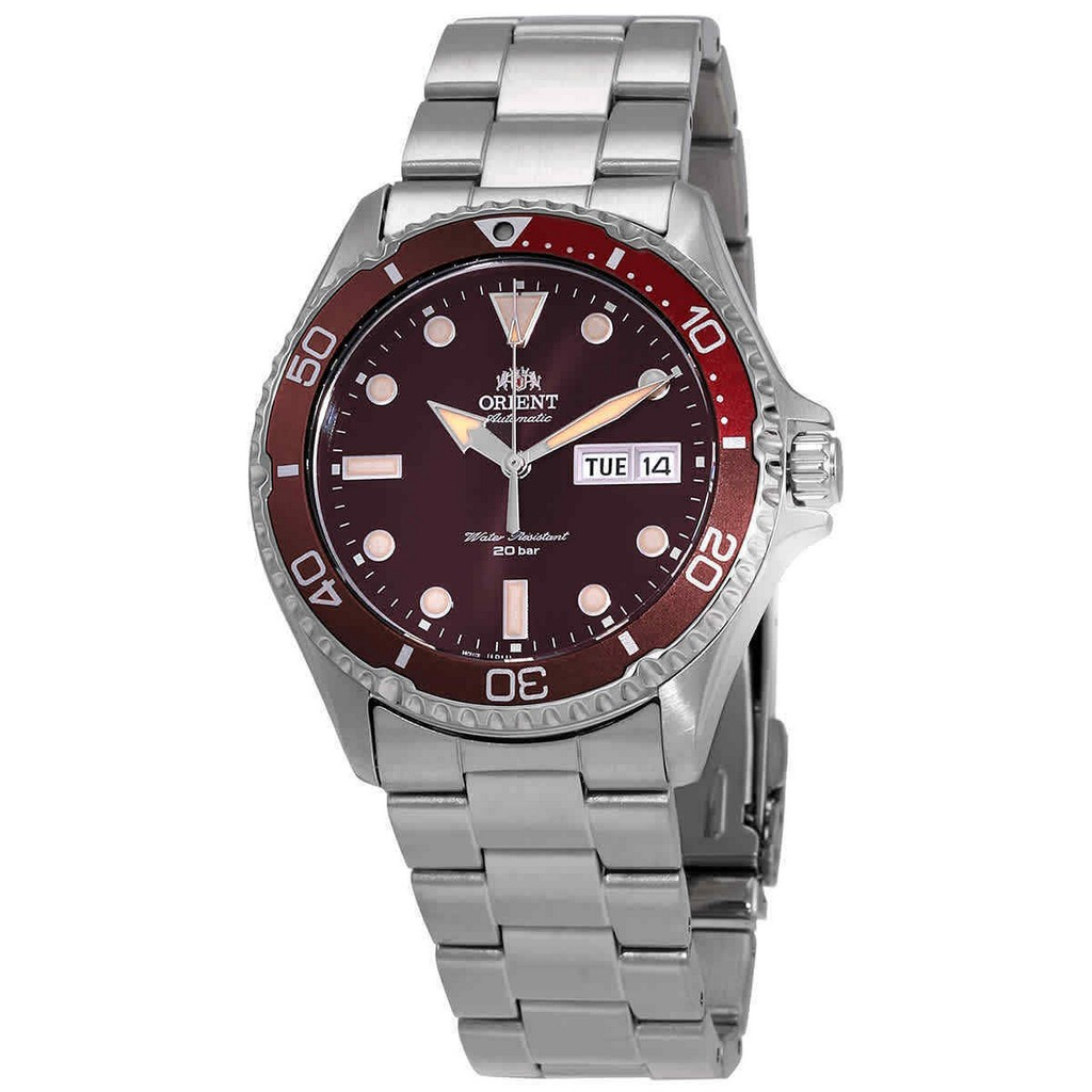 再生品 Orient Sports Mako ダイバーズ ステンレススチール 自動巻き RA-AA0814R19B RA-AA0814R39B 200m防水 メンズ腕時計