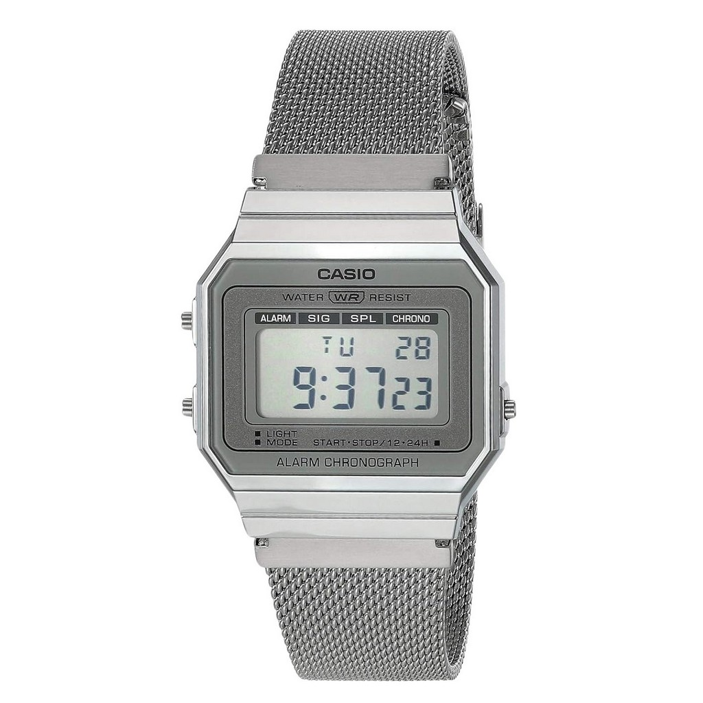 再生品 Casio Youth ビンテージ Daily Alarm クォーツ A-700WM-7A A700WM-7A 100m防水 レディース腕時計