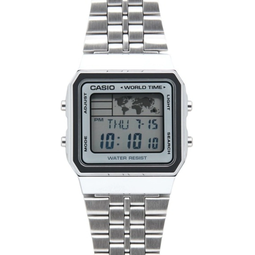 再生品 Casio Alarm World Time デジタル A500WA-7DF メンズ腕時計