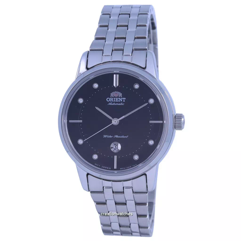 再生品 Orient Contemporary 黒文字盤 Mechanical RA-NR2008B10B レディース腕時計