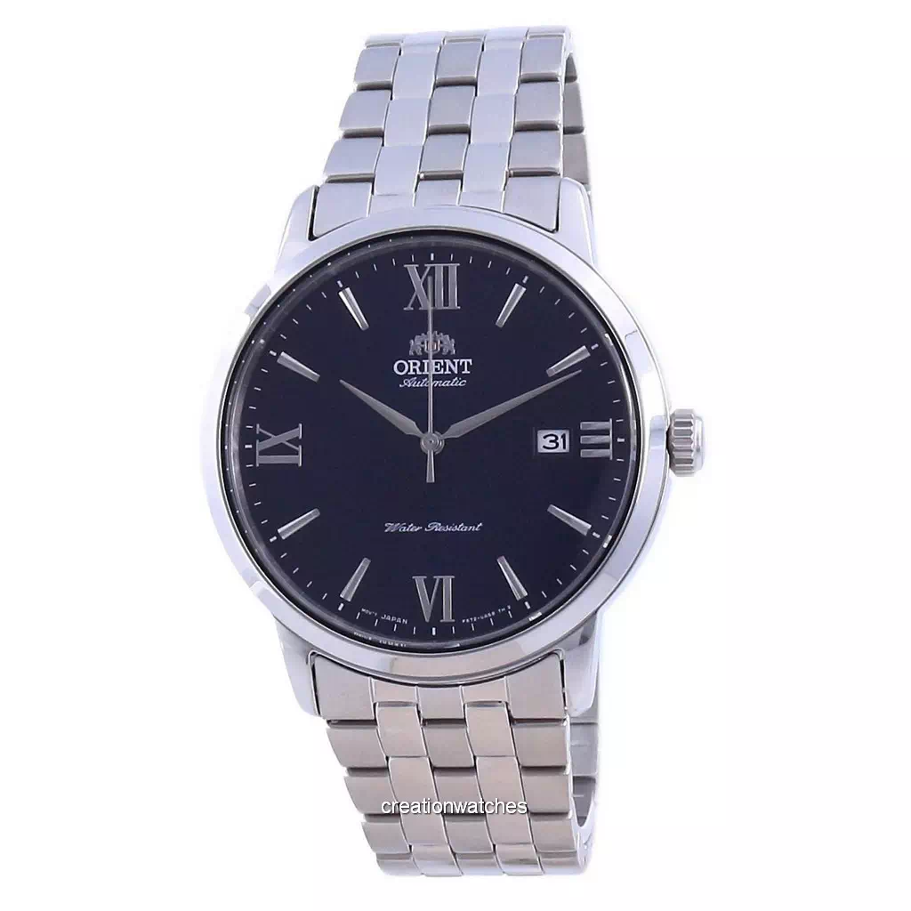 再生品 Orient Contemporary 青文字盤 ステンレススチール 自動巻き RA-AC0F09L10B メンズ腕時計