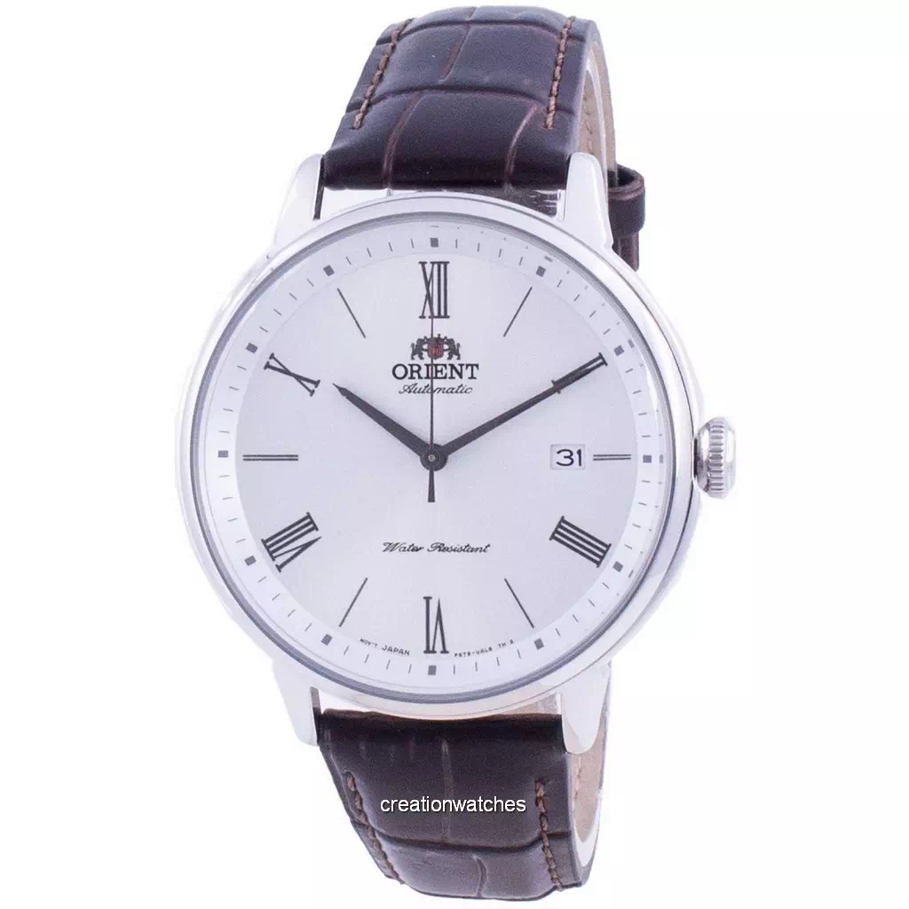 再生品 Orient Contemporary 白文字盤 自動巻き RA-AC0J06S10B メンズ腕時計