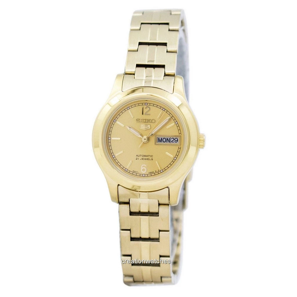 再生品 Seiko 5 自動巻き SYME02 SYME02K1 SYME02K レディース腕時計