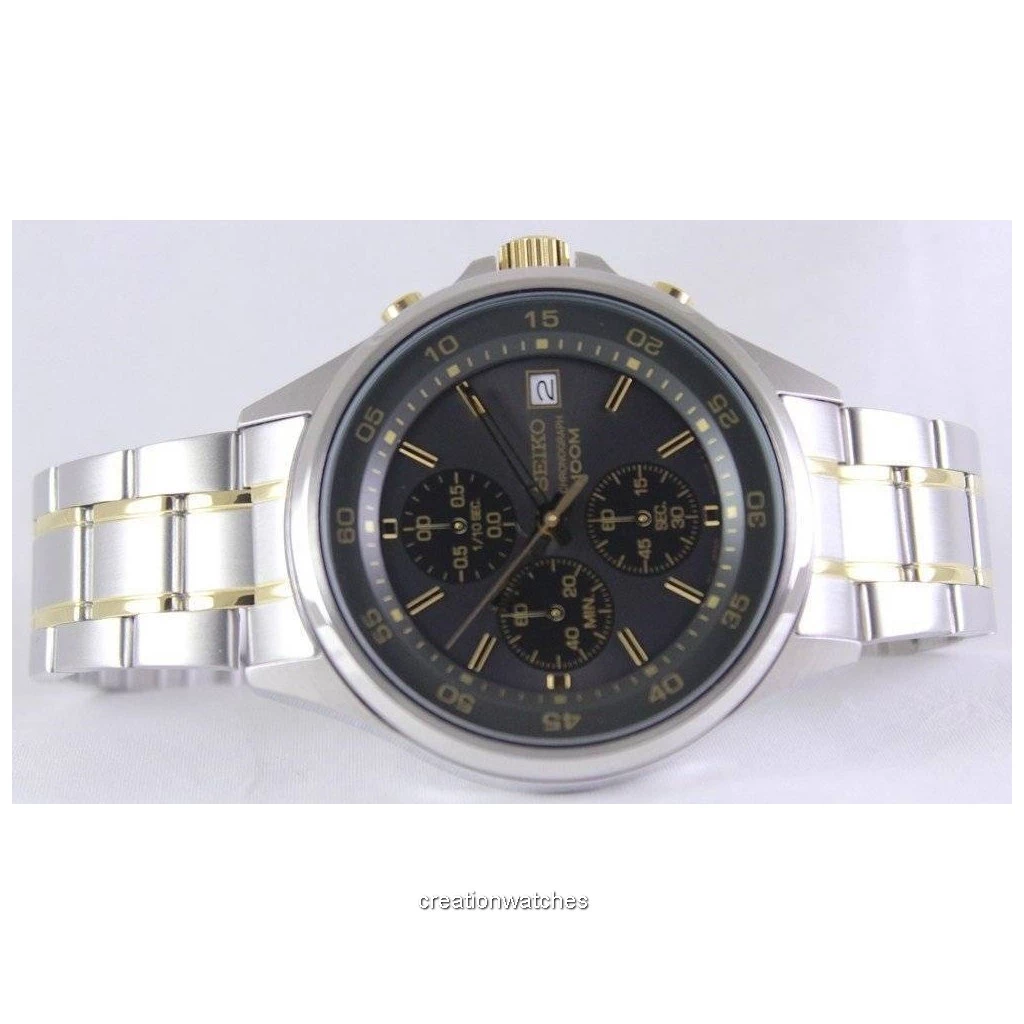 Seiko Chronograph Quartz 100M SKS481 SKS481P1 SKS481P Men's Watch