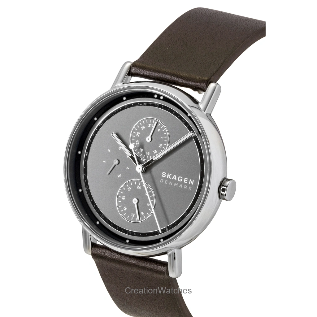 Stoer Curren Horloge Met Lederen Band In Zwart Of Wit | Dagelijkse