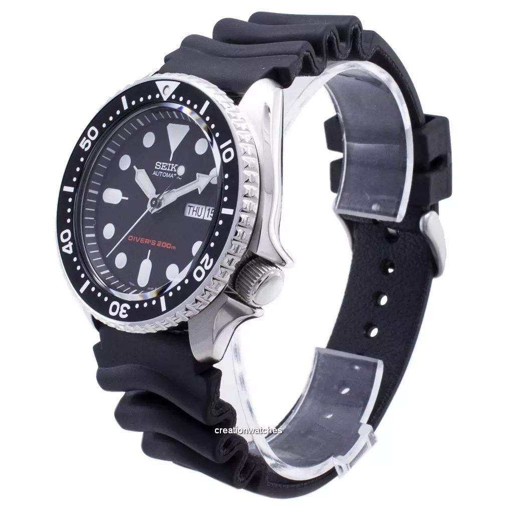 Seiko SKX007 SKX007K1 SKX007K Automatic Diver Rubber Band Men s Watch