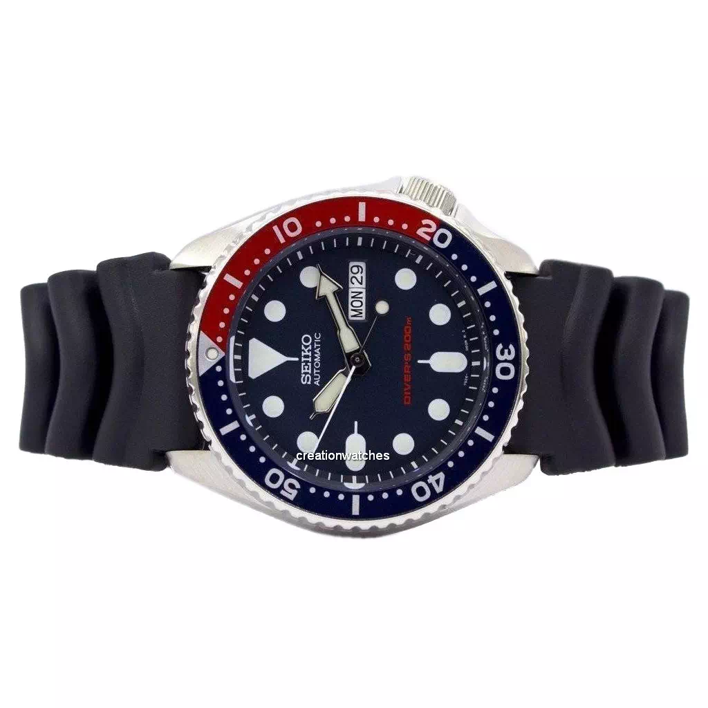 นาฬิกาข้อมือผู้ชาย Seiko Automatic Diver's SKX009 SKX009K1 SKX009K
