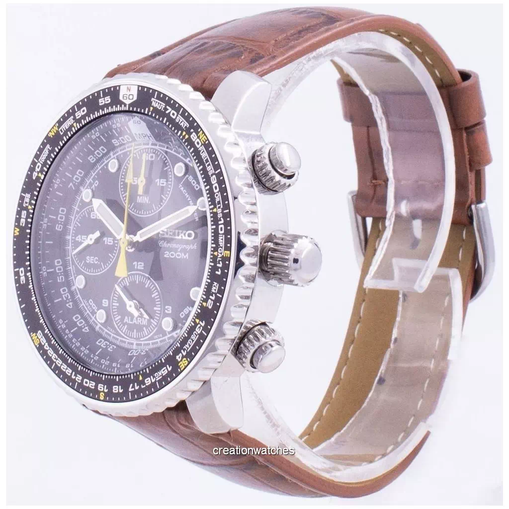 Seiko Pilot's Flight SNA411P1-VAR-LS7 Quartz Chronograph 200M Men's Watch