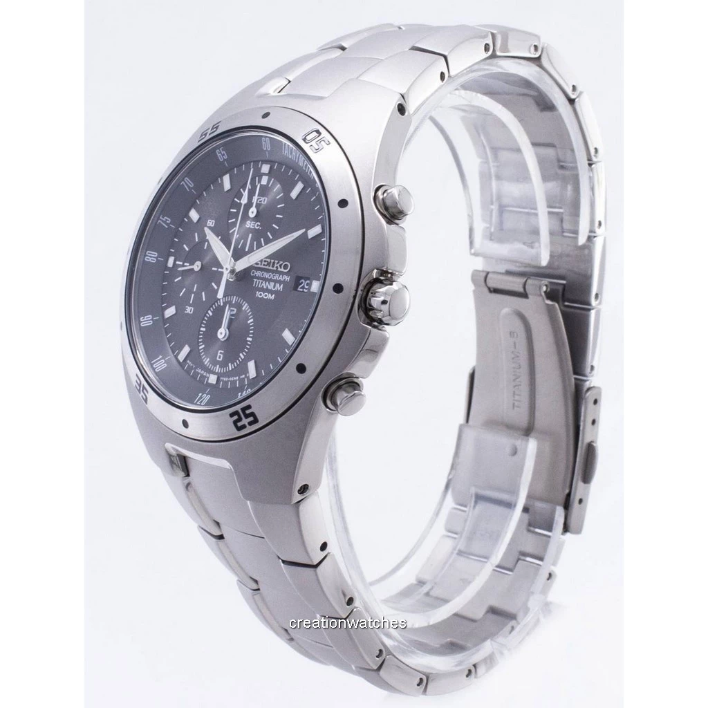 Seiko Titanium Chronograph SND419 SND419P1 SND419P Men s Watch