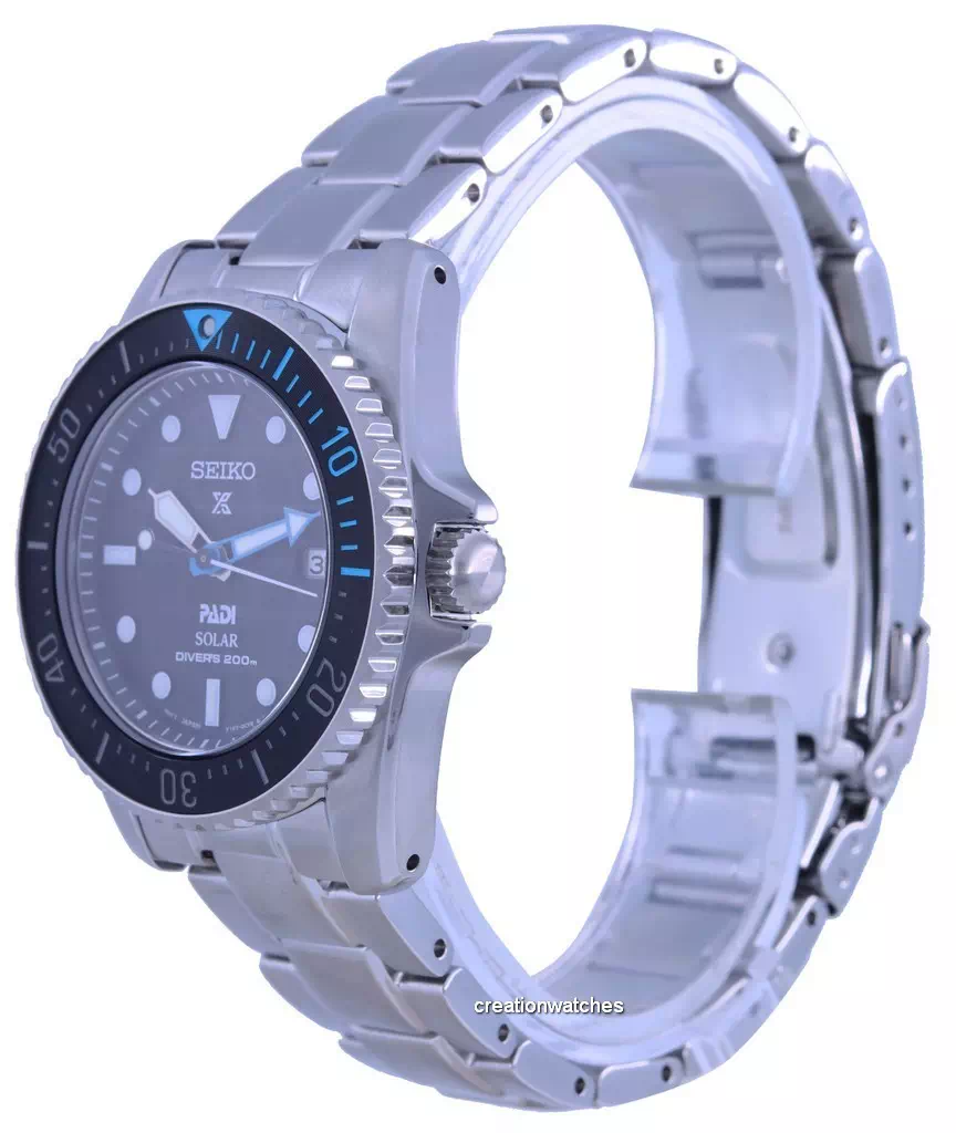 Seiko Prospex Padi Special Edition Solar Diver's SNE575 SNE575P1 SNE575P 200M Men's Watch