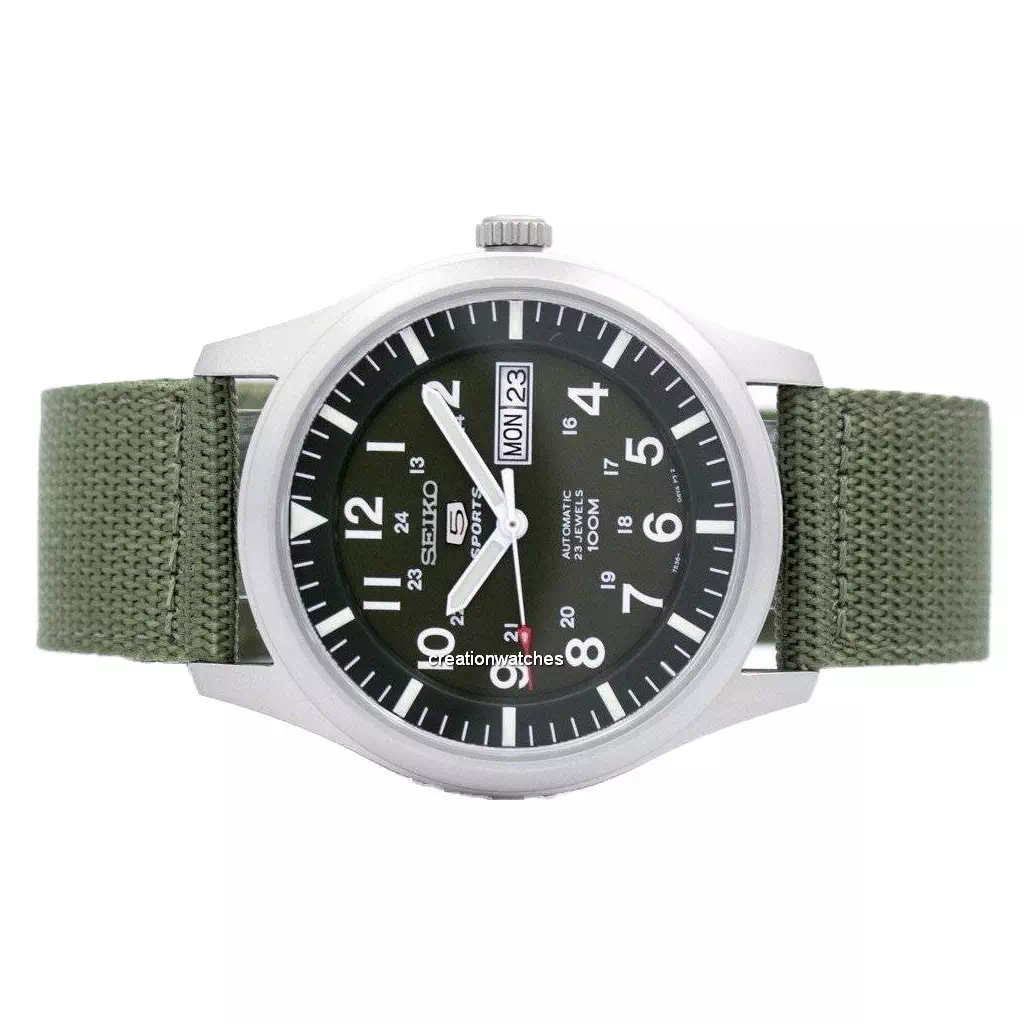นาฬิกาผู้ชาย Seiko 5 Military Automatic SNZG09 SNZG09K1 SNZG09K