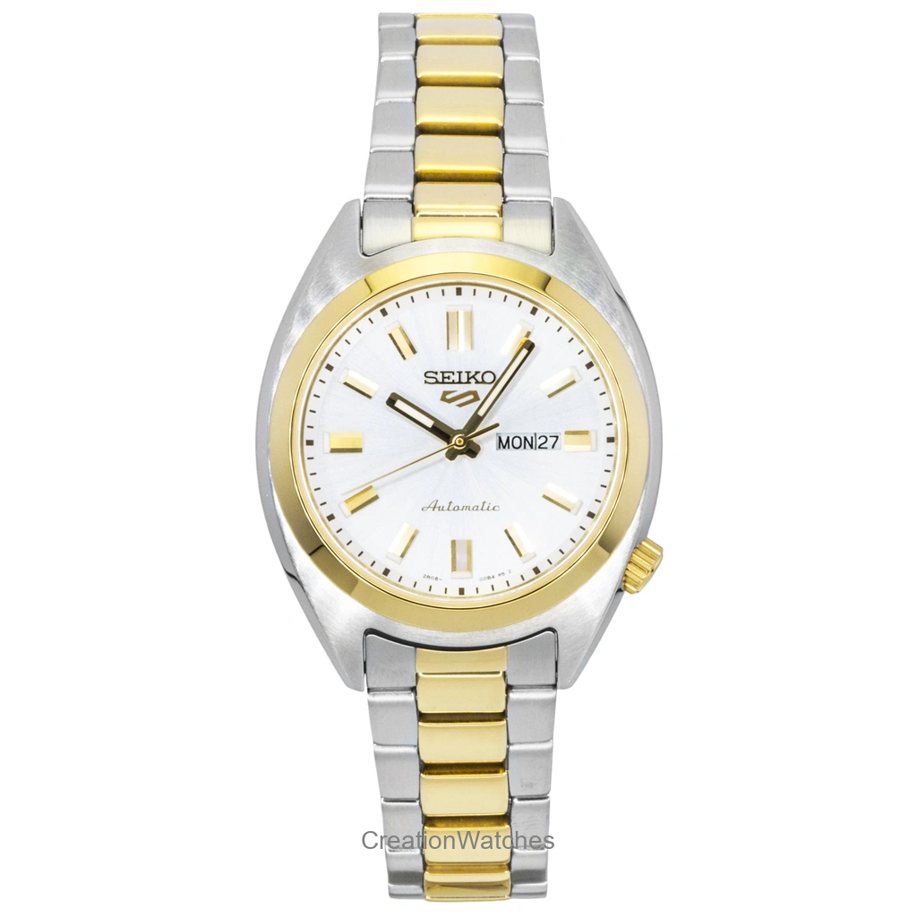 Seiko 5 Sports Hebitama SNXS ステンレススチール Silver Dial 自動巻き SRE024K1 100m防水 レディース腕時計