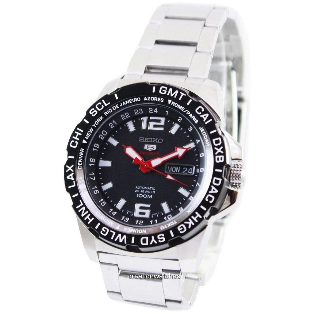 Đồng hồ đeo tay nam Seiko 5 Sports Automatic 24 Jewels 100M SRP685 SRP685K1  SRP685K vi