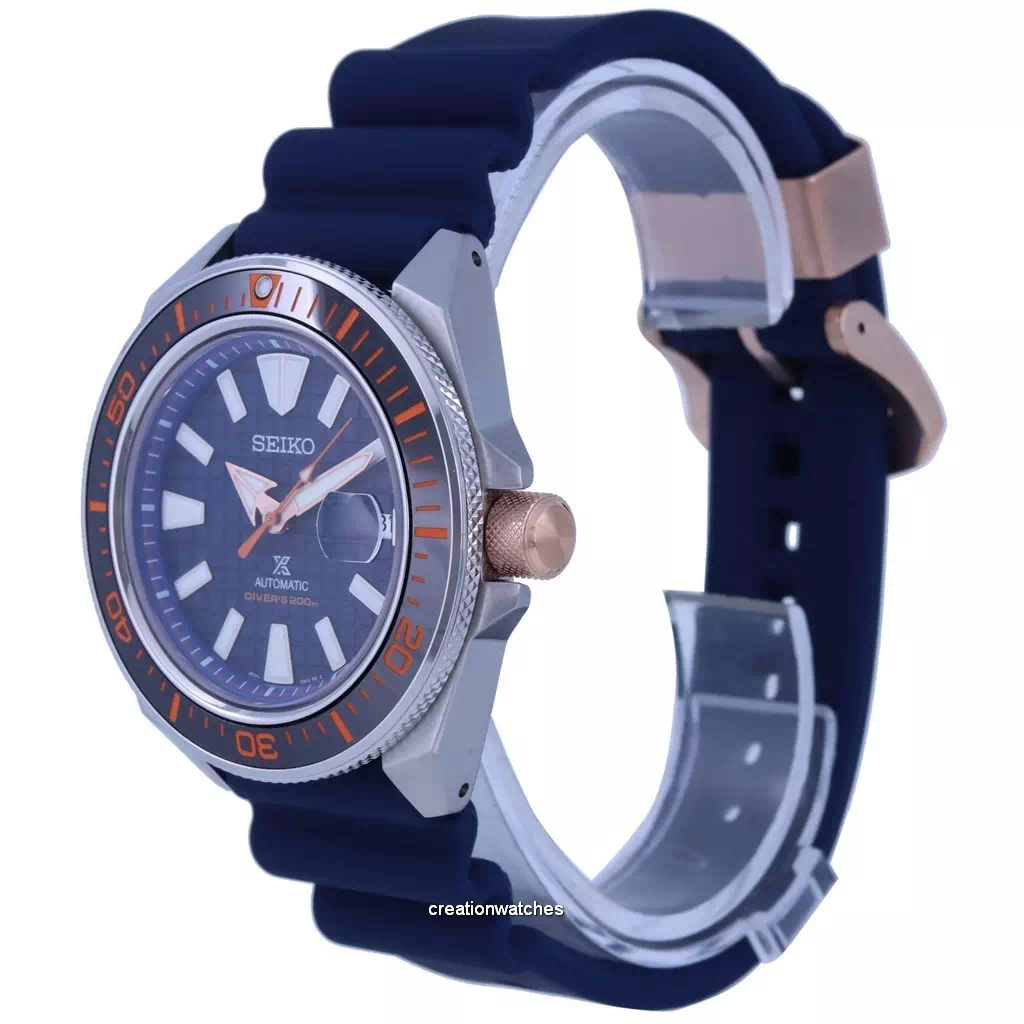 Đồng hồ nam Seiko Prospex King Samurai Save The Ocean Special Edition  Automatic Diver's SRPH43 SRPH43K1 SRPH43K 200M vi