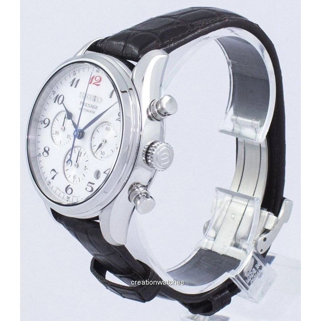 Đồng hồ nam Seiko Presage Chronograph Automatic Japan Made SRQ025 SRQ025J1  SRQ025J vi