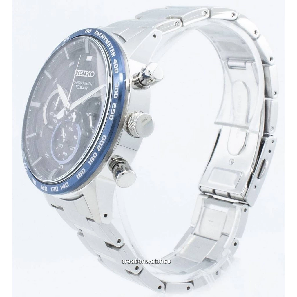 Seiko chronograph SSB357 SSB357P1 SSB357P Tachymeter ควอตซ์นาฬิกาผู้ชาย