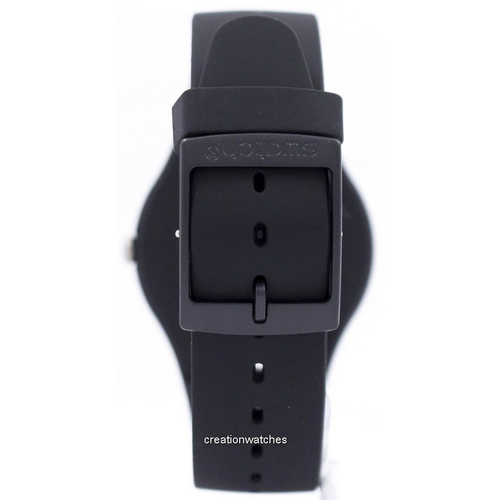 Swatch Originals Black Rebel Swiss Quartz SUOB702ユニセックスウォッチ