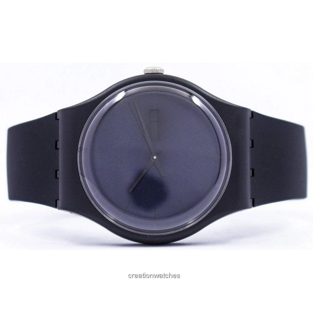 Swatch Originals Black Rebel Swiss Quartz SUOB702ユニセックスウォッチ