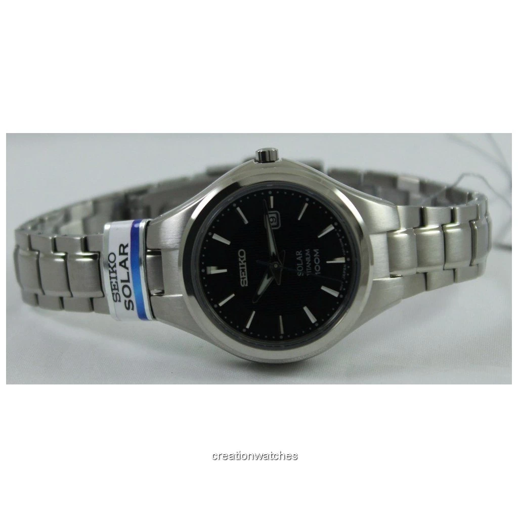 Seiko Solar Titanium 100M Watch