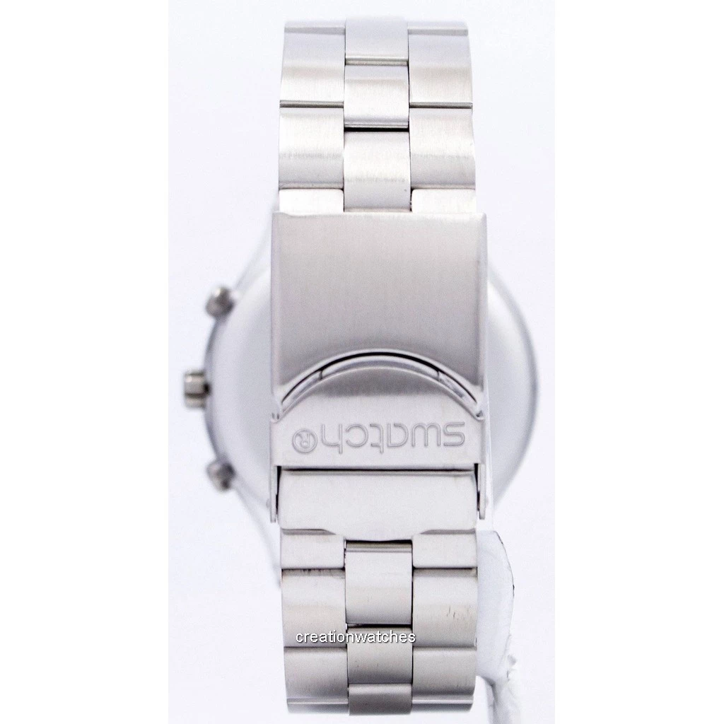Swatch Irony Diaphane Full-Blooded Silver Chronograph SVCK4038G Unisex ...