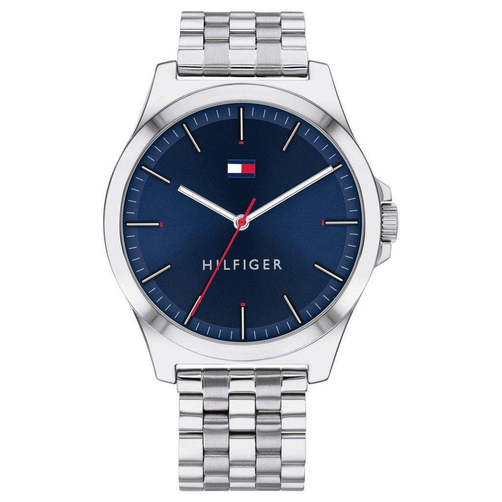 Tommy Hilfiger Barclay Stainless Steel Blue Dial Quartz 1791713 Men's Watch