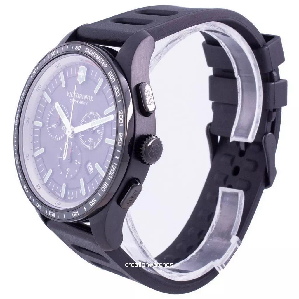 ビクトリノックススイスアーミーアライアンススポーツ241818クォーツクロノグラフ100Mメンズ腕時計