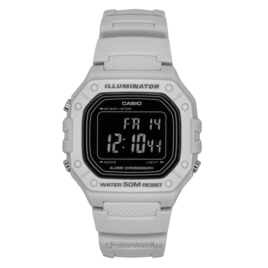 Casio Standard デジタル 樹脂ベルト クォーツ W-218H-8BV メンズ腕時計