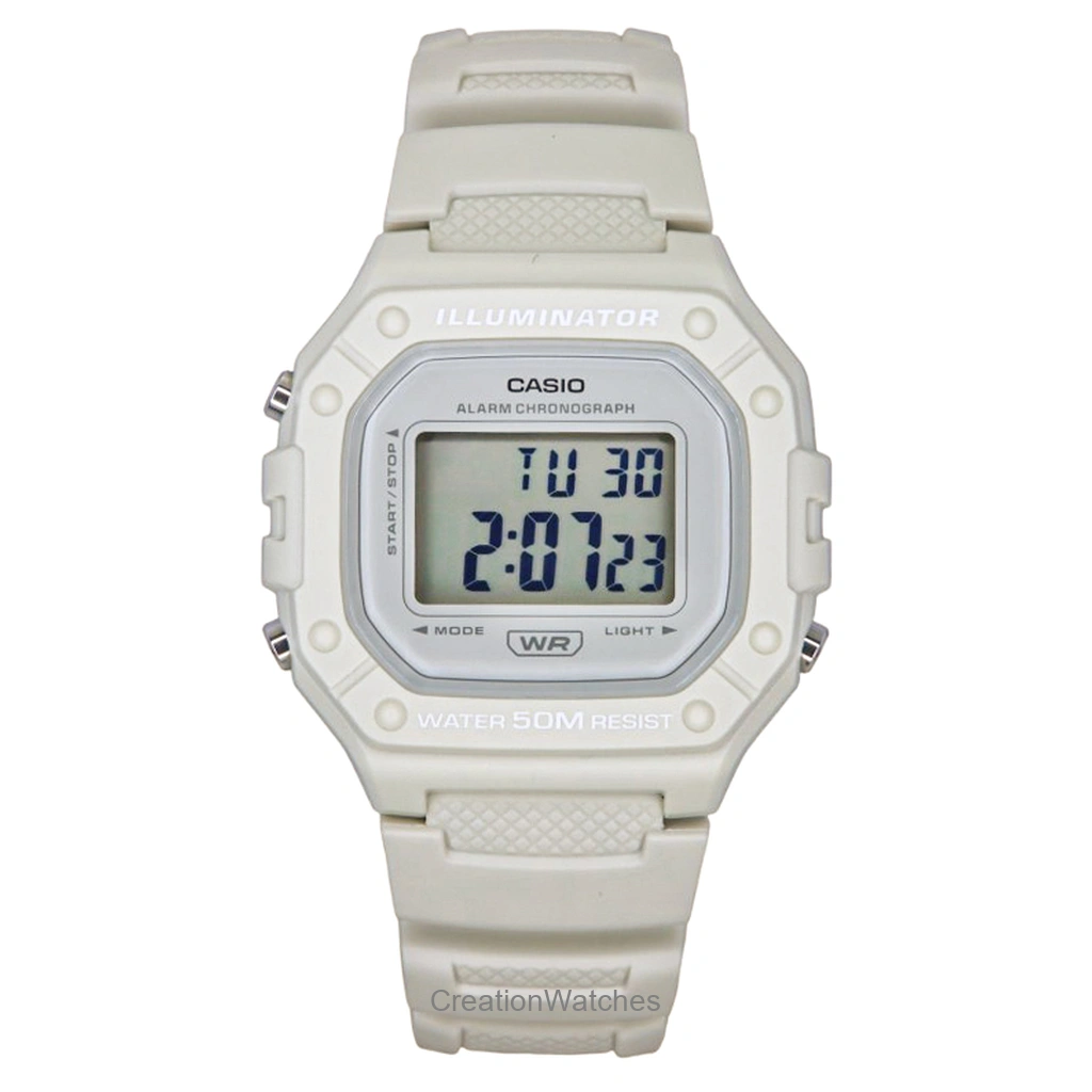 Casio Youth デジタル 樹脂ベルト クォーツ W-218HC-8AV ユニセックス腕時計