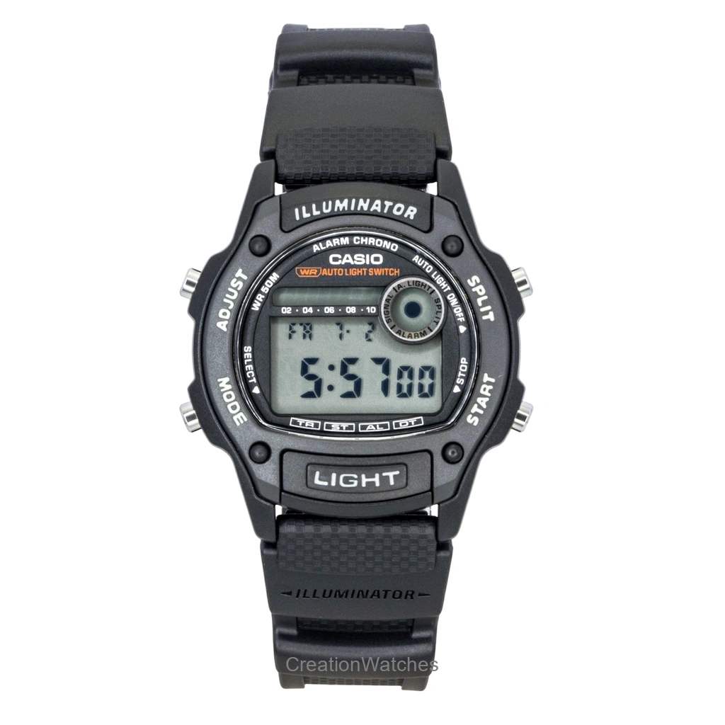 Casio Standard デジタル バイオベース 樹脂ベルト クォーツ W-220H-1AV ユニセックス腕時計