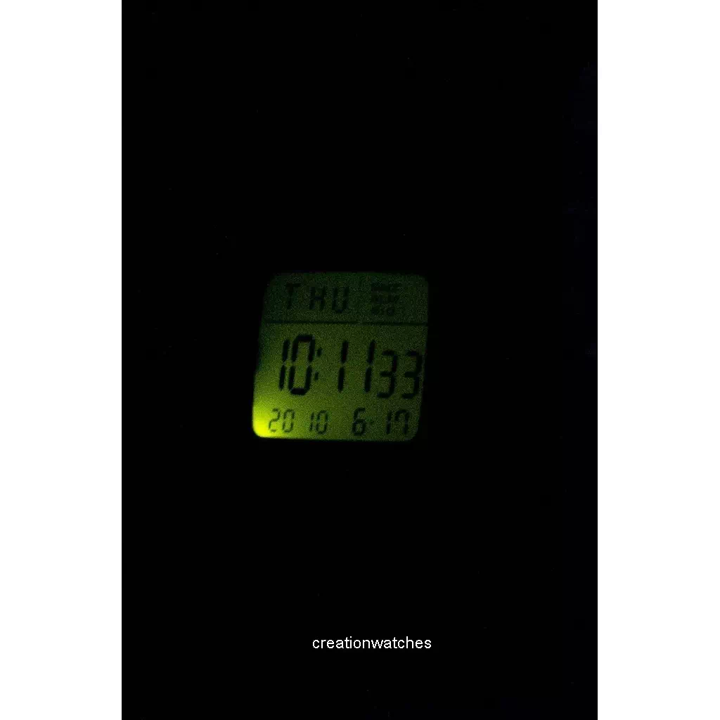 Reloj digital hombre Casio W800H-1B 10 años batería correa goma luz led