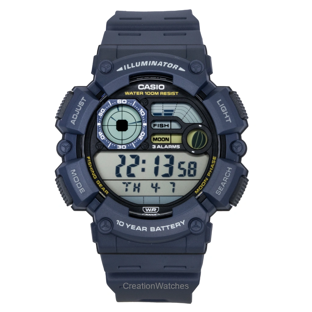 Casio Youth デジタル 樹脂ベルト クォーツ WS-1500H-2AV 100m防水 メンズ腕時計