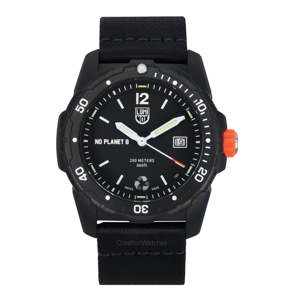 Luminox Bear Grylls Survival Eco No Planet B Cinturino In Plastica Riciclata Orologio Da Uomo Al