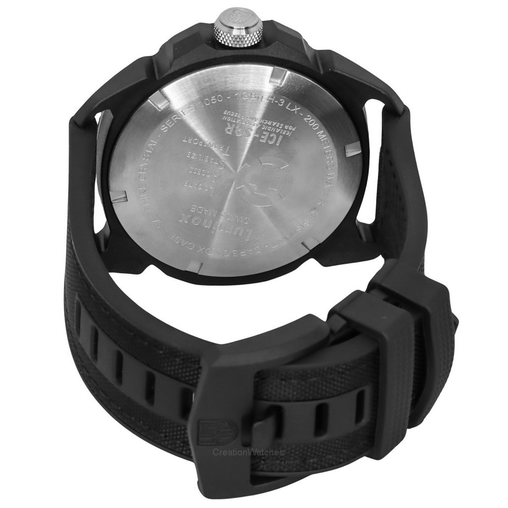 Luminox ICE SAR Artic Rubber Strap Black Dial Quartz Diver's XL.1051 ...