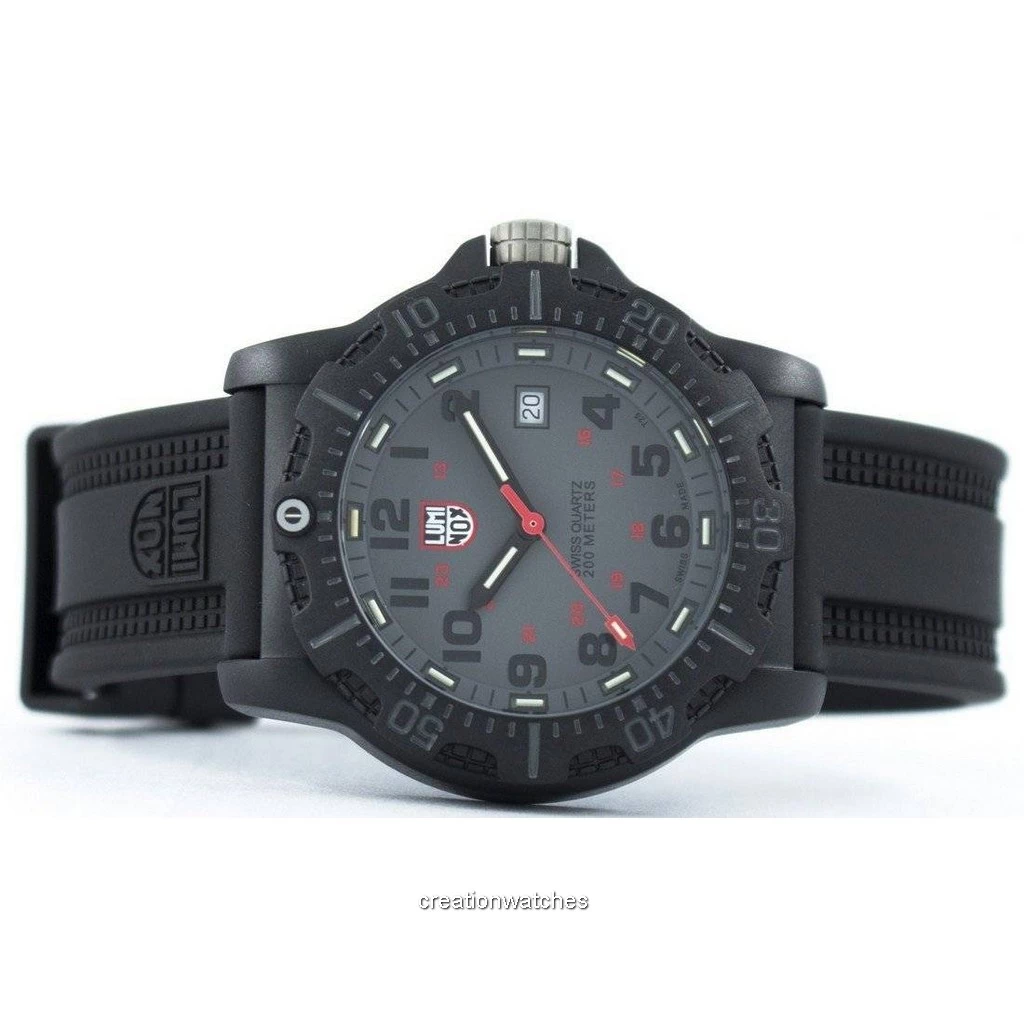 Luminox 8802 Men'S Black Rubber Strap Designer Watch 