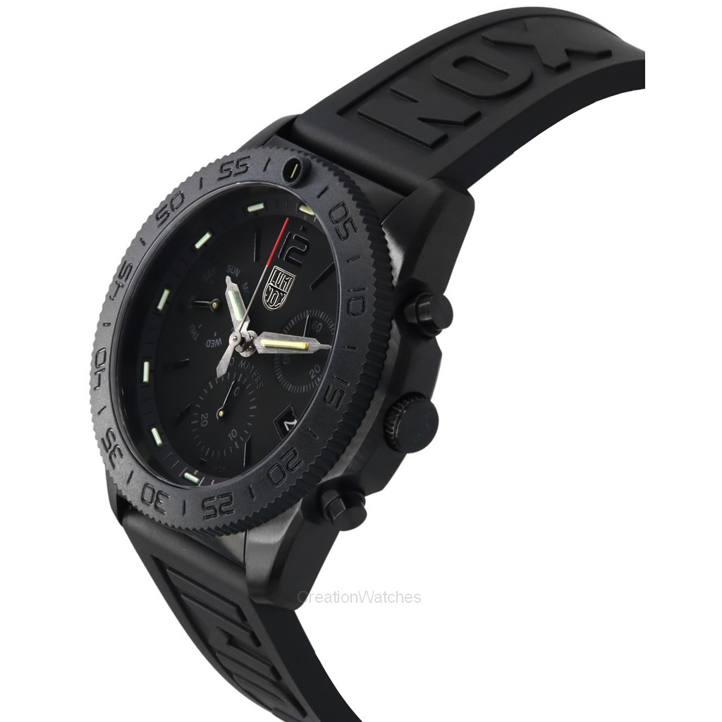 Luminox Pacific Diver Chronograph Rubber Strap Black Dial Quartz Xs3141bo 200m นาฬิกาผู้ชาย Th 2553