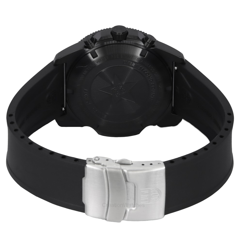 ルミノックス パシフィック ダイバー クロノグラフ ラバーストラップ