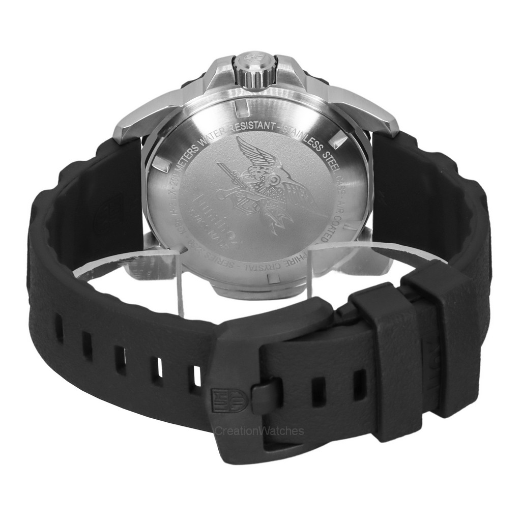 Luminox Navy Seal RSC Rubber Strap Black Dial Quartz Diver's XS.3251.CB ...