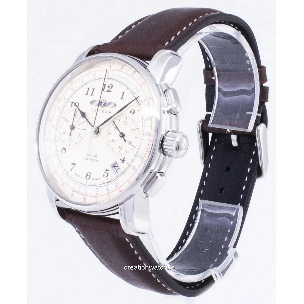 Zeppelin Series LZ126 7614-5 76145 Germany Made Mens Watch
