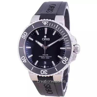 Oris Aquis Date 01 733 7732 4124-07 4 21 64FC 01-733-7732-4124-07-4-21-64FC Relógio automático masculino 300M