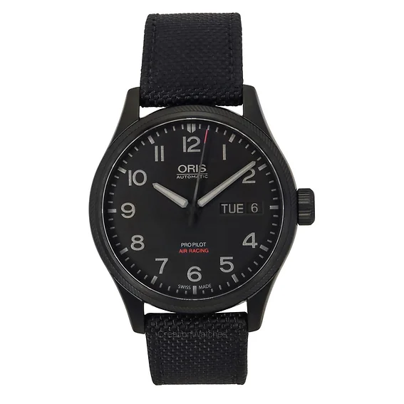 Oris ProPilot Air Racing Edition V Fabric Strap Black Dial Automatic 01 752 7698 4784-Set 100M Men's Watch