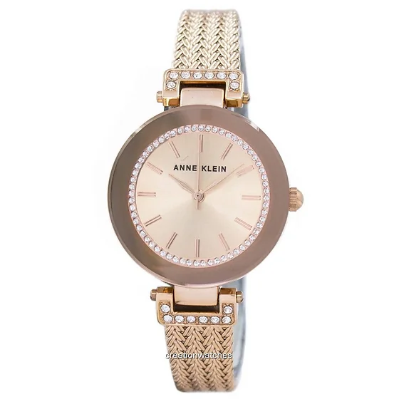 Anne Klein Quartz Swarovski Crystal 1906RGRG Women's Watch