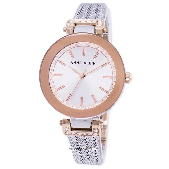 Anne Klein Quartz Diamond Accents 1907SVRT Women's Watch